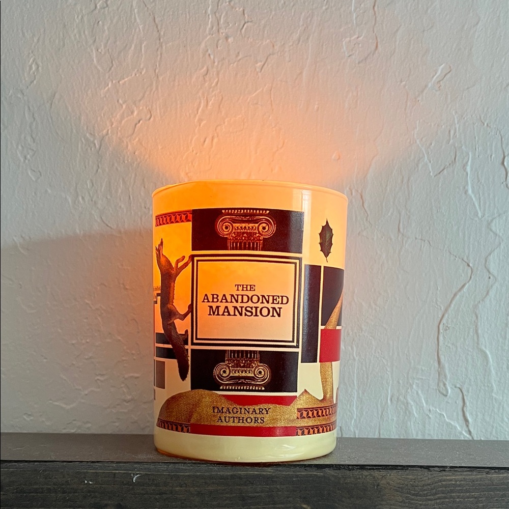 Abandoned mansion candle imaginary authors